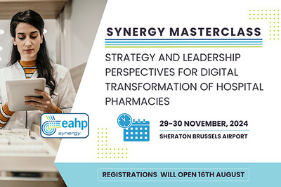 EAHP Synergy Masterclass 2025 - 30% discount for registrations by 14th March 2025!